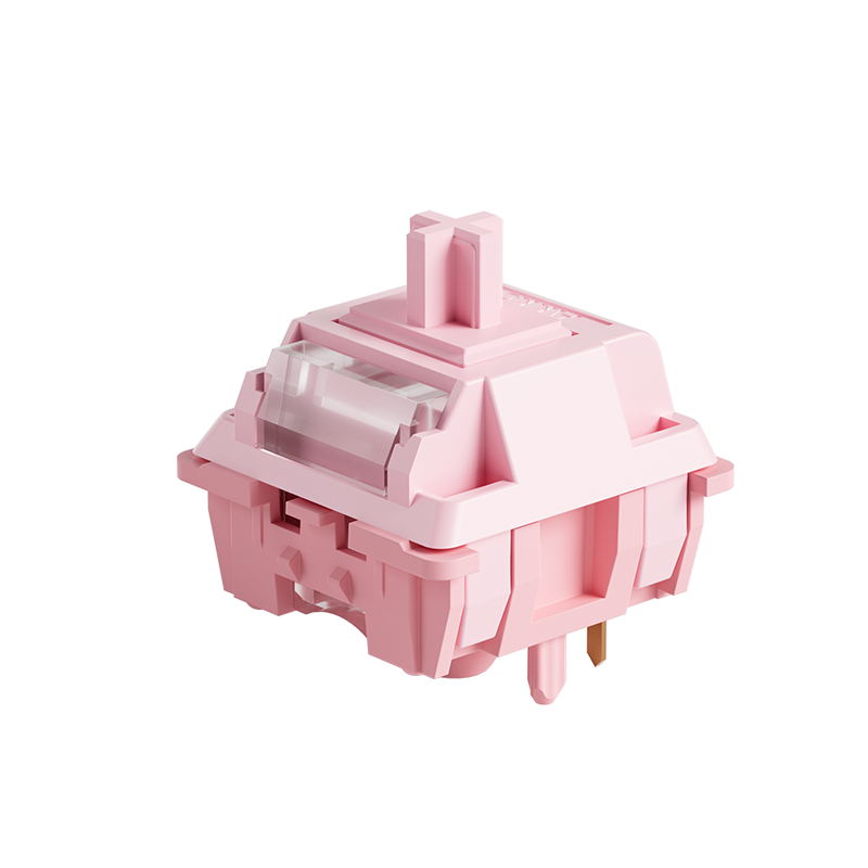 Akko Creamy Purple U1 tactile switches with POM stem and POM top housing