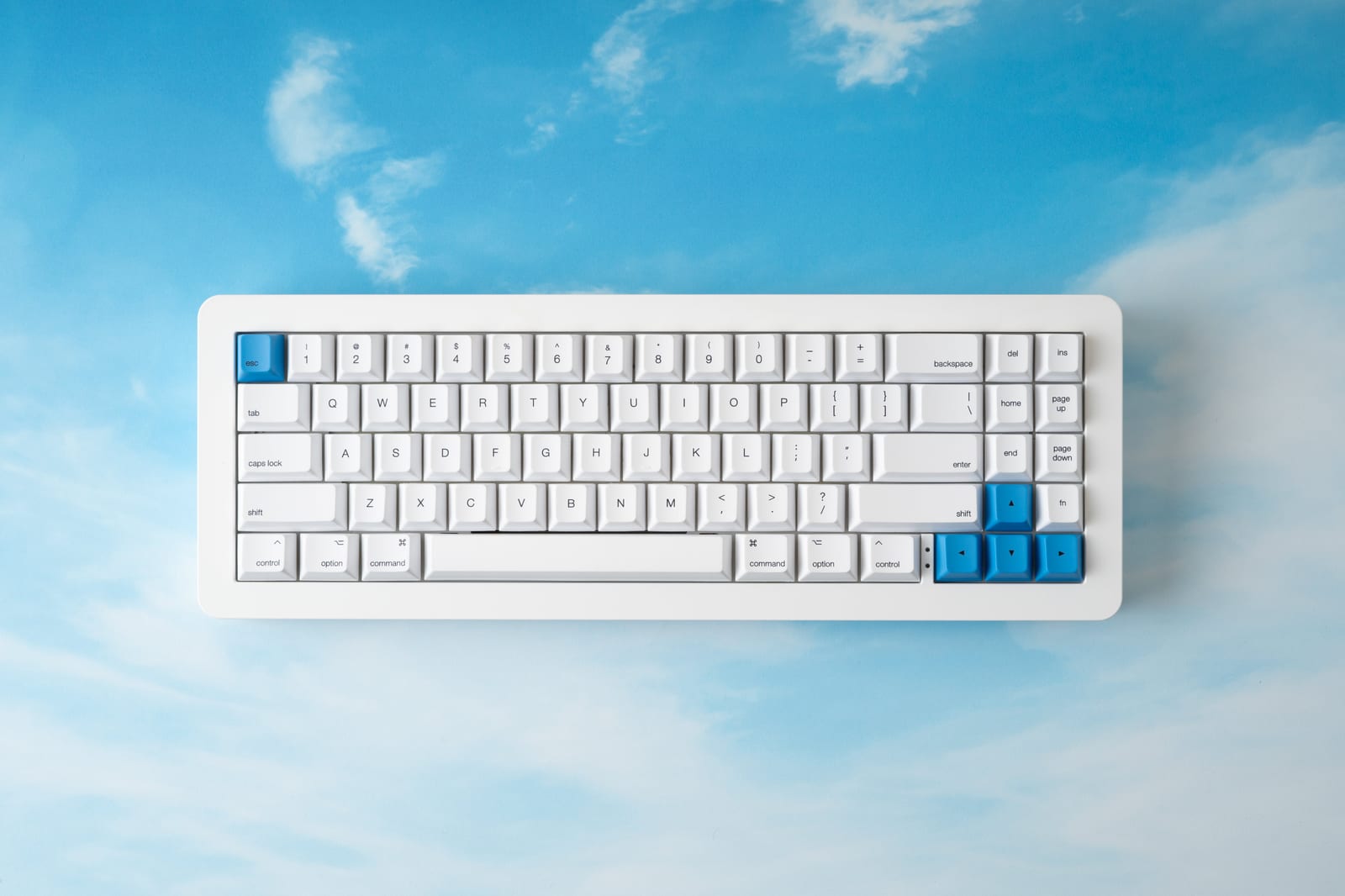 WhiteFox Eclipse mechanical keyboard with aluminum high profile case