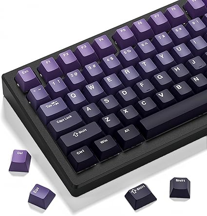 Dagaladoo Gradient Purple Cherry PBT Keycaps