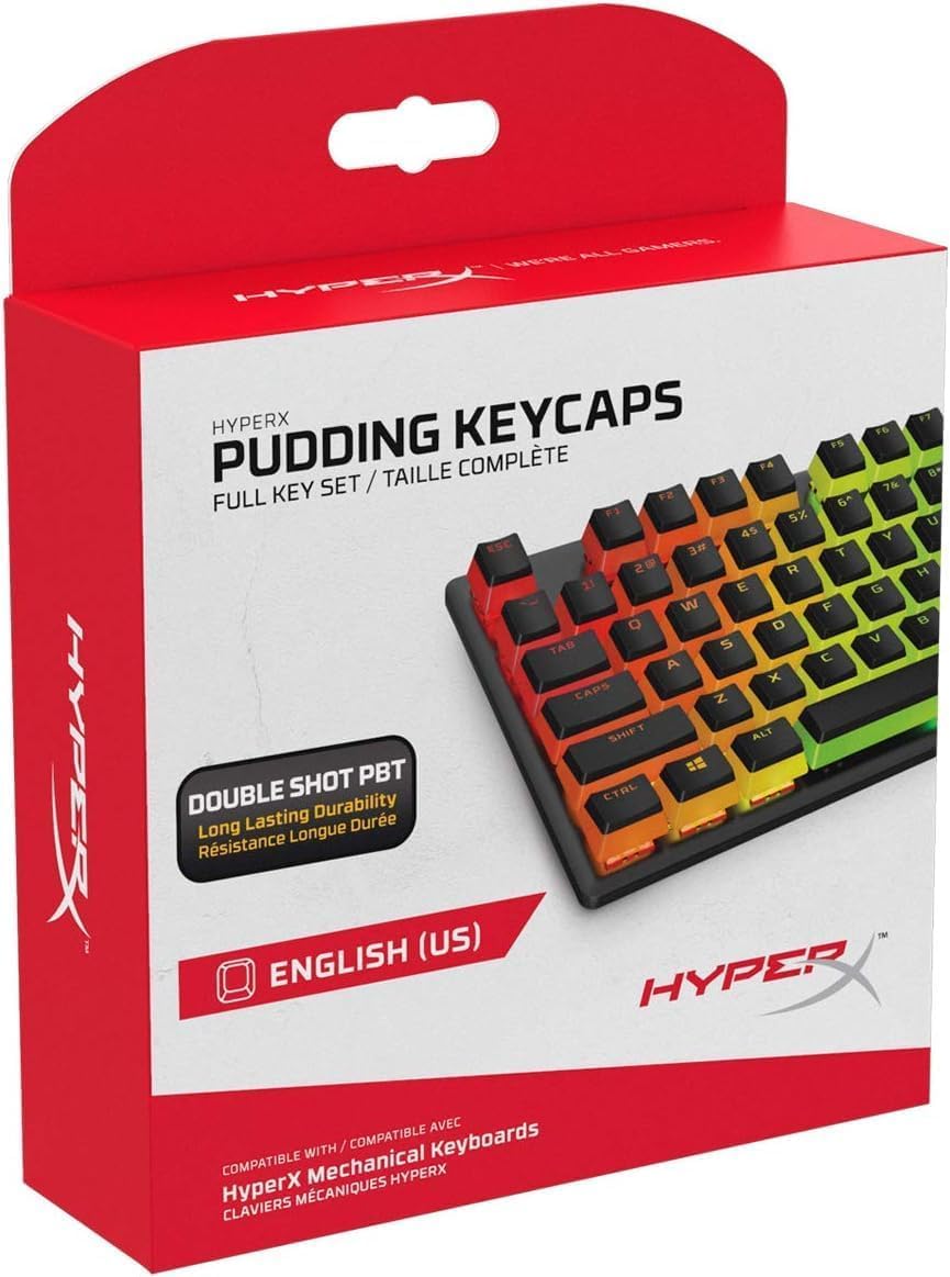 HyperX Pudding Keycaps (Black OEM)