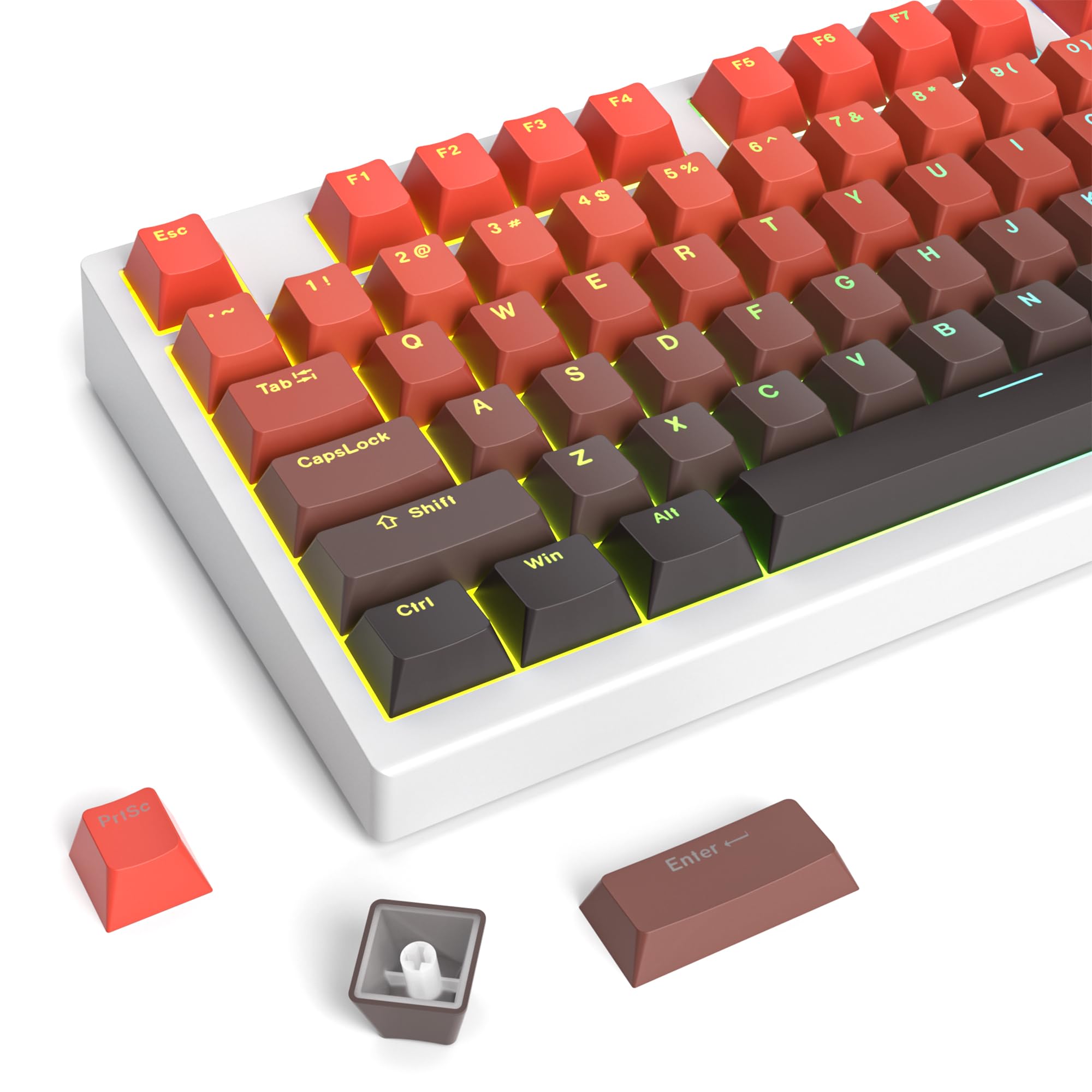 OWPKeenthy Gradient Shine-Through OEM Keycaps