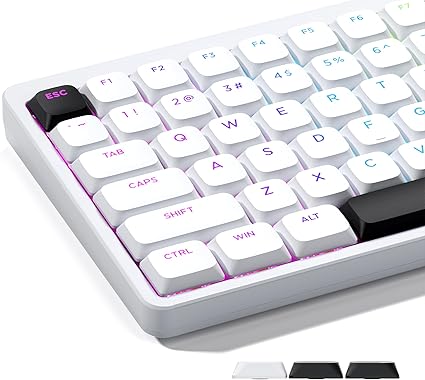 XVX Low Profile White PBT